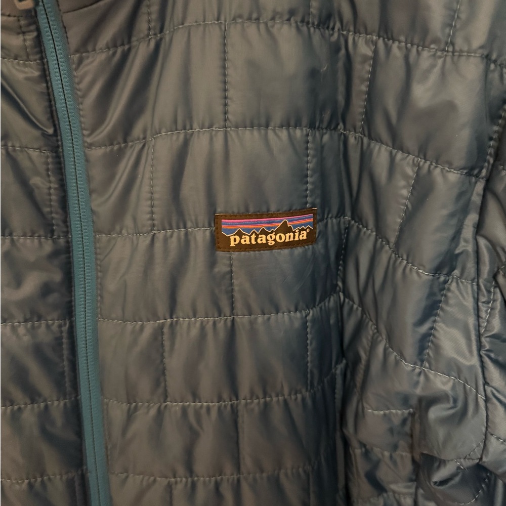 Patagonia Teal Quilted Jacket - Picture 2 of 4